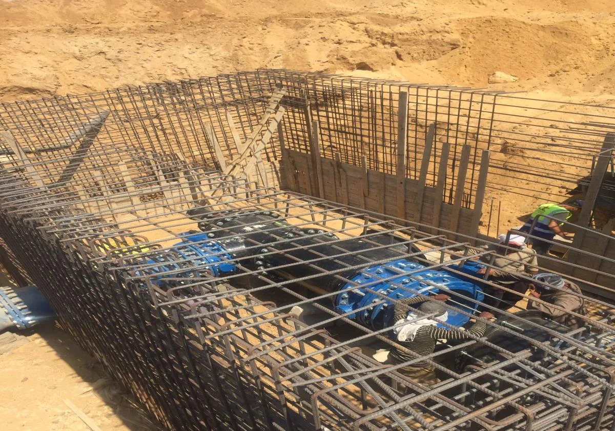 مشروع البنية الأساسية LINK-1 - صورة من التنفيذ